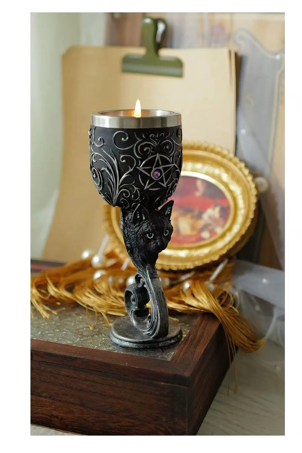 Black Cat Aromatherapy Candle Gift Box