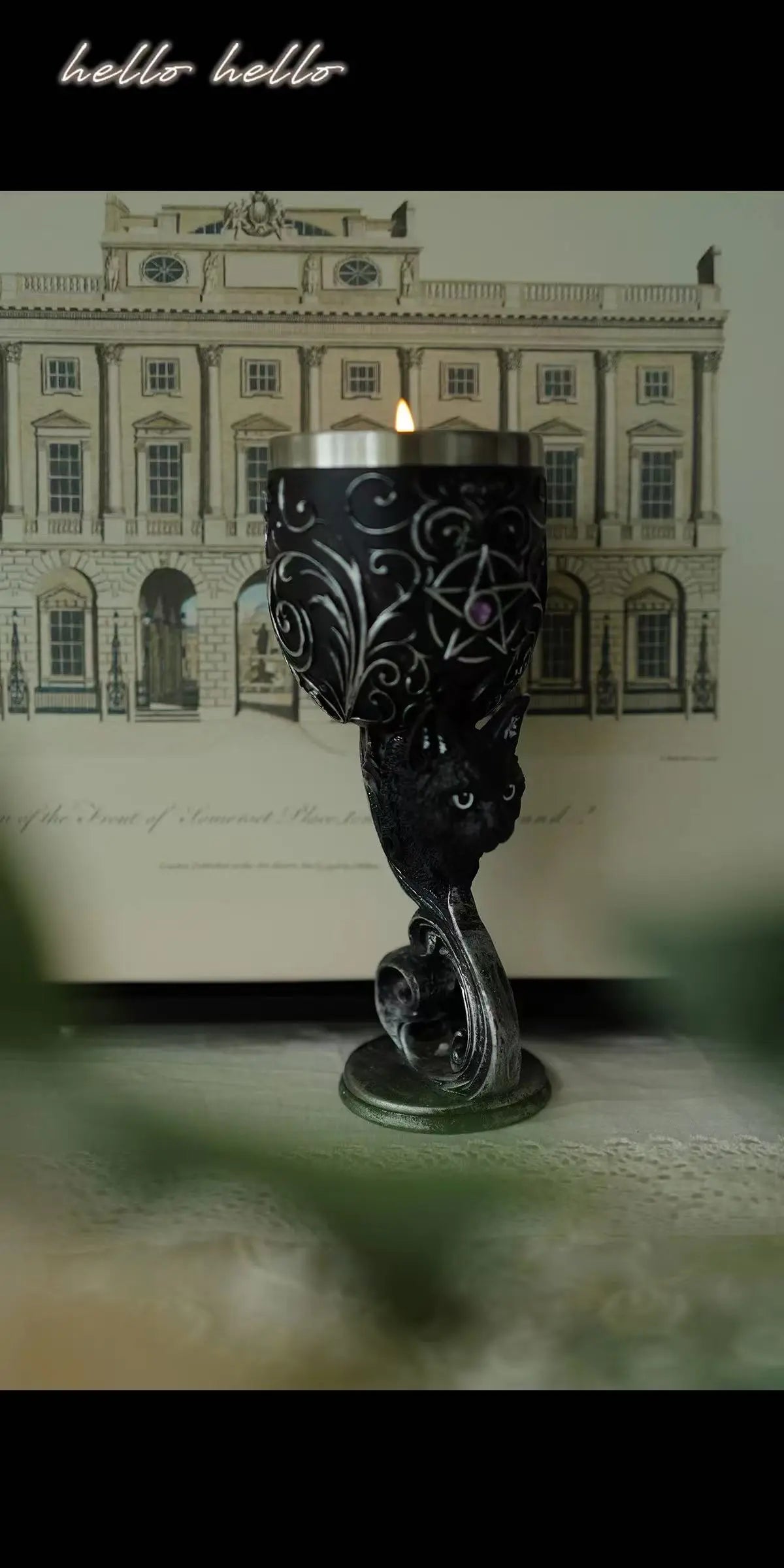 Black Cat Aromatherapy Candle Gift Box