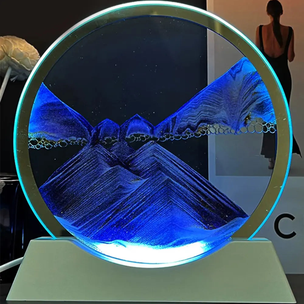 Hourglass ornaments, stress relief glass sand painting