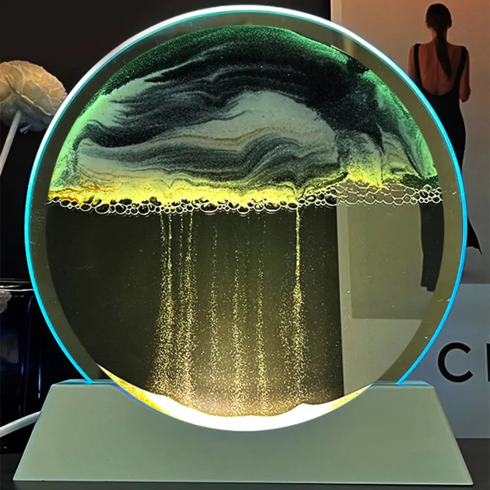 Hourglass ornaments, stress relief glass sand painting