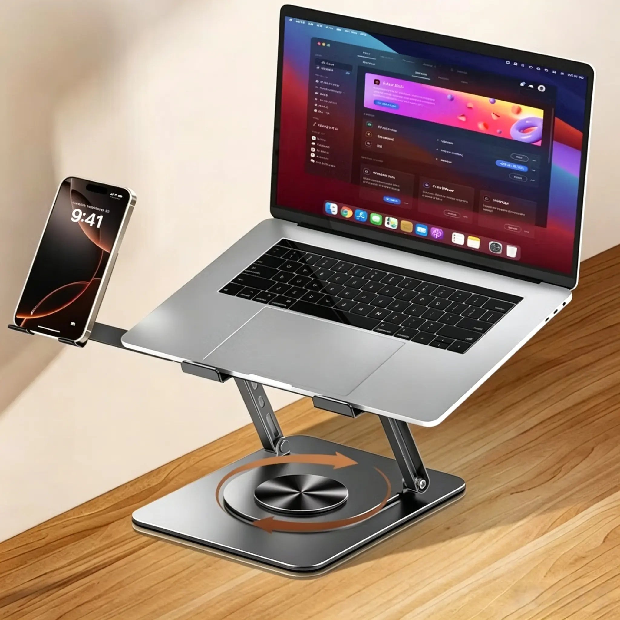 Laptop Stand Rotatable Laptop Stand Dual-Device Laptop Stand