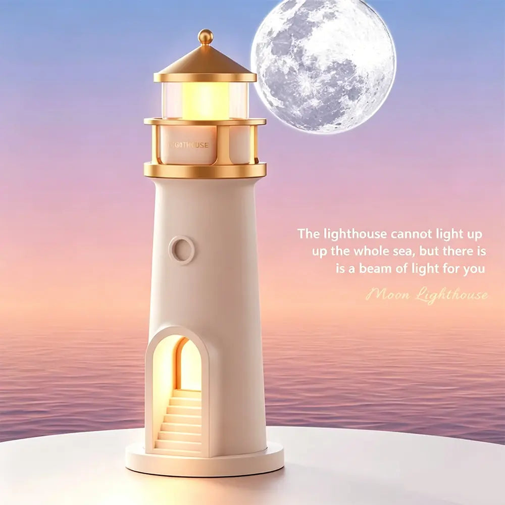 Moonlight Lighthouse Desktop Ornament Night Light