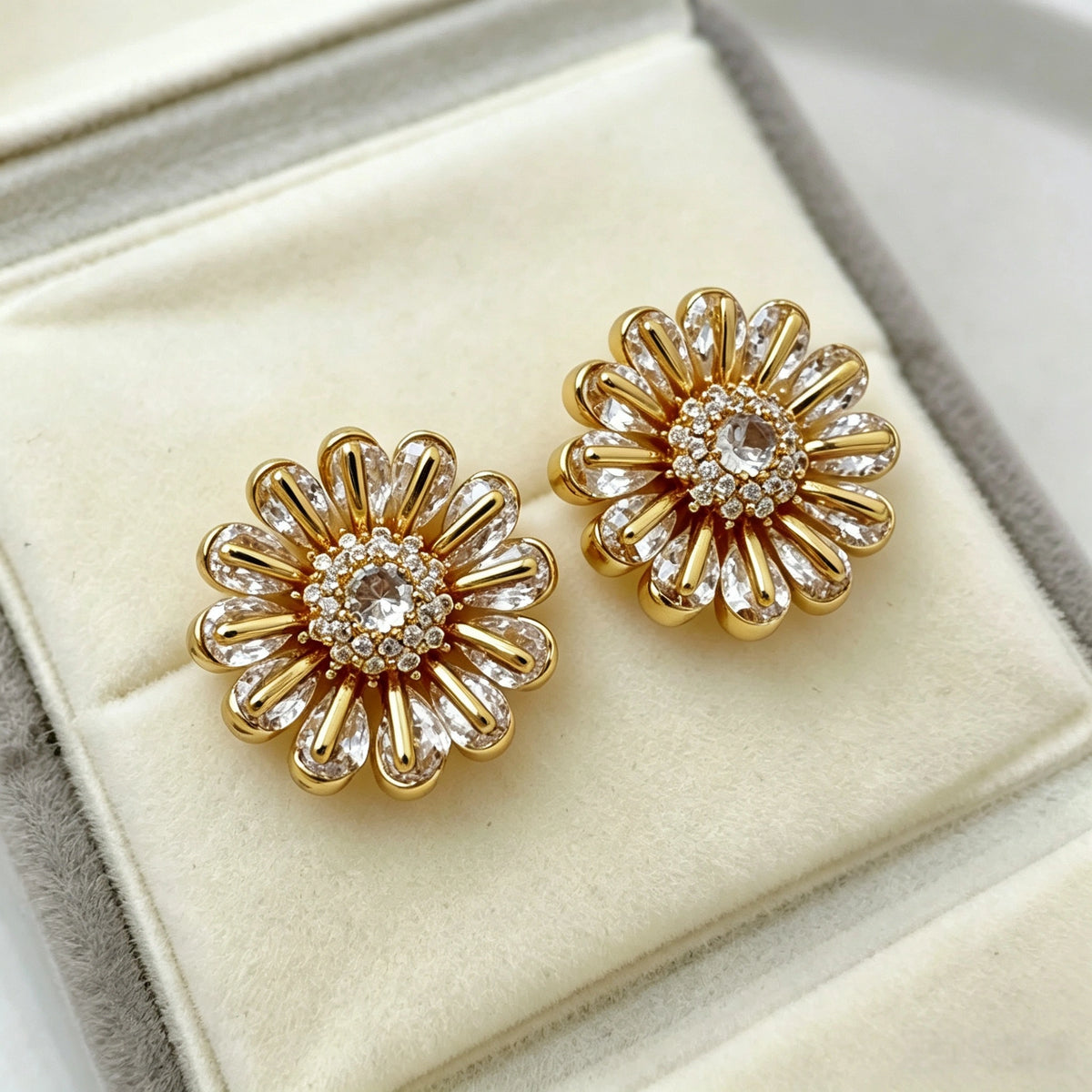 French Rose Quartz Sunflower Button Covers