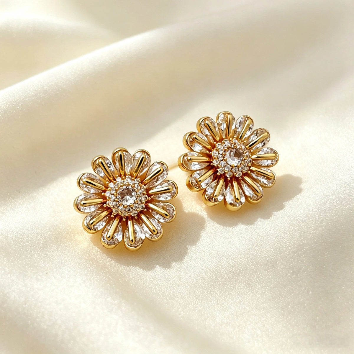 French Rose Quartz Sunflower Button Covers