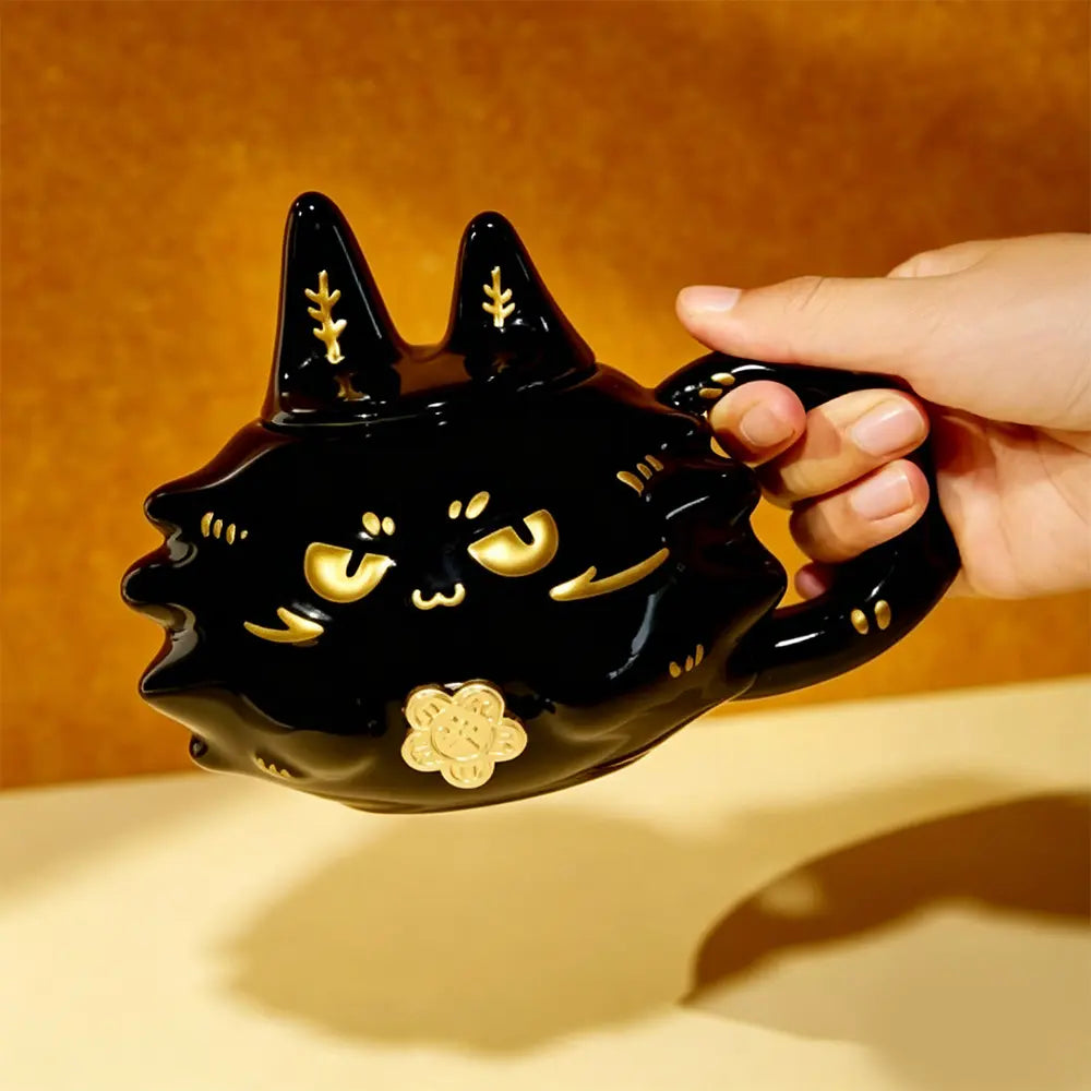 Creative Cute Civet Cat Ceramic Mug