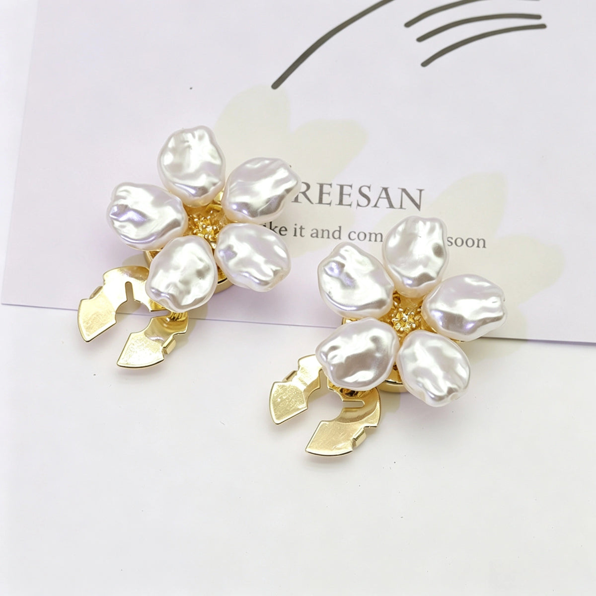 French Baroque Pearl Shirt Button Covers