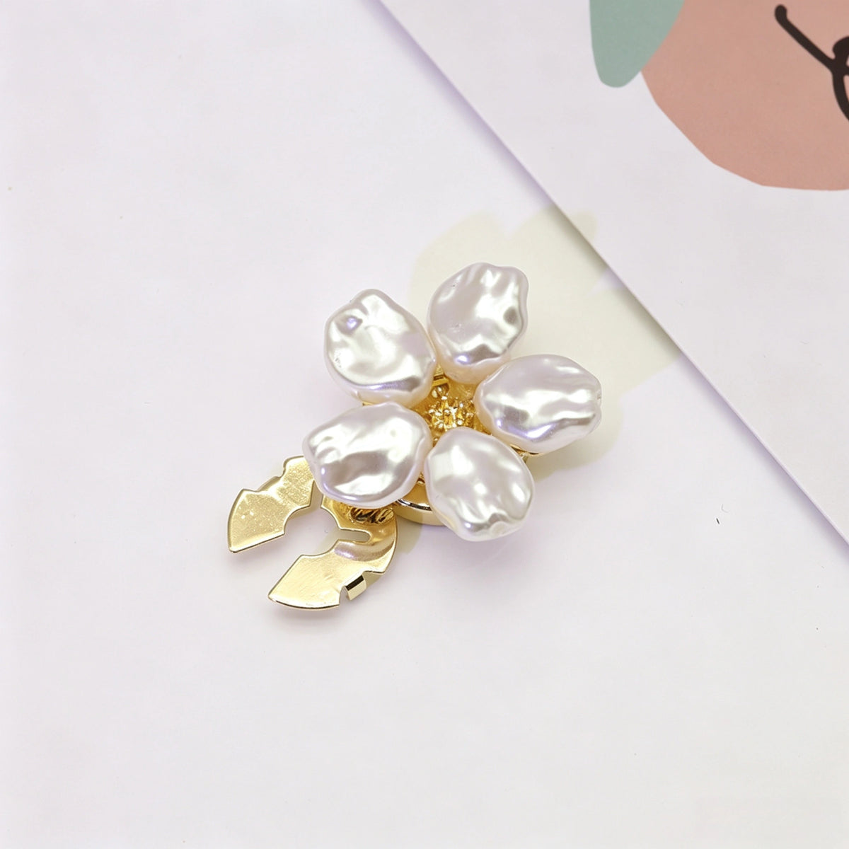 French Baroque Pearl Shirt Button Covers