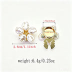 French Baroque Pearl Shirt Button Covers