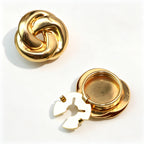 Stylish Alloy Crystal Cuff Button Covers