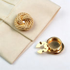 Stylish Alloy Crystal Cuff Button Covers