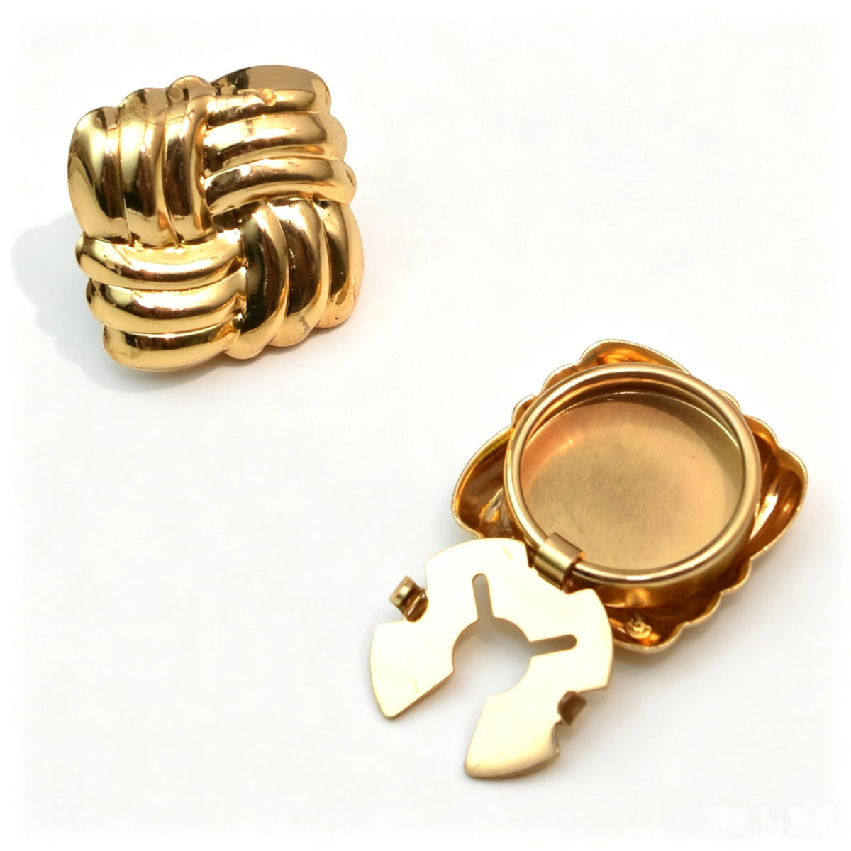 Stylish Alloy Crystal Cuff Button Covers