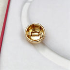 Vintage Gold Tone Sculpted Wheat Button Covers