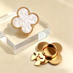 Stylish Irregular Metal Crystal Button Covers