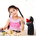 No Face Coin Bank - Personalized Piggy Bank for Adults Kids - Auto Eat Coin Saving Money Bank for Christmas Birthday Gift （Battery Not Included）