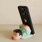 Adorable Crayon Shin-chan Desktop Phone Stand | Cute Hands-Free Lazy Holder