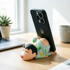 Adorable Crayon Shin-chan Desktop Phone Stand | Cute Hands-Free Lazy Holder