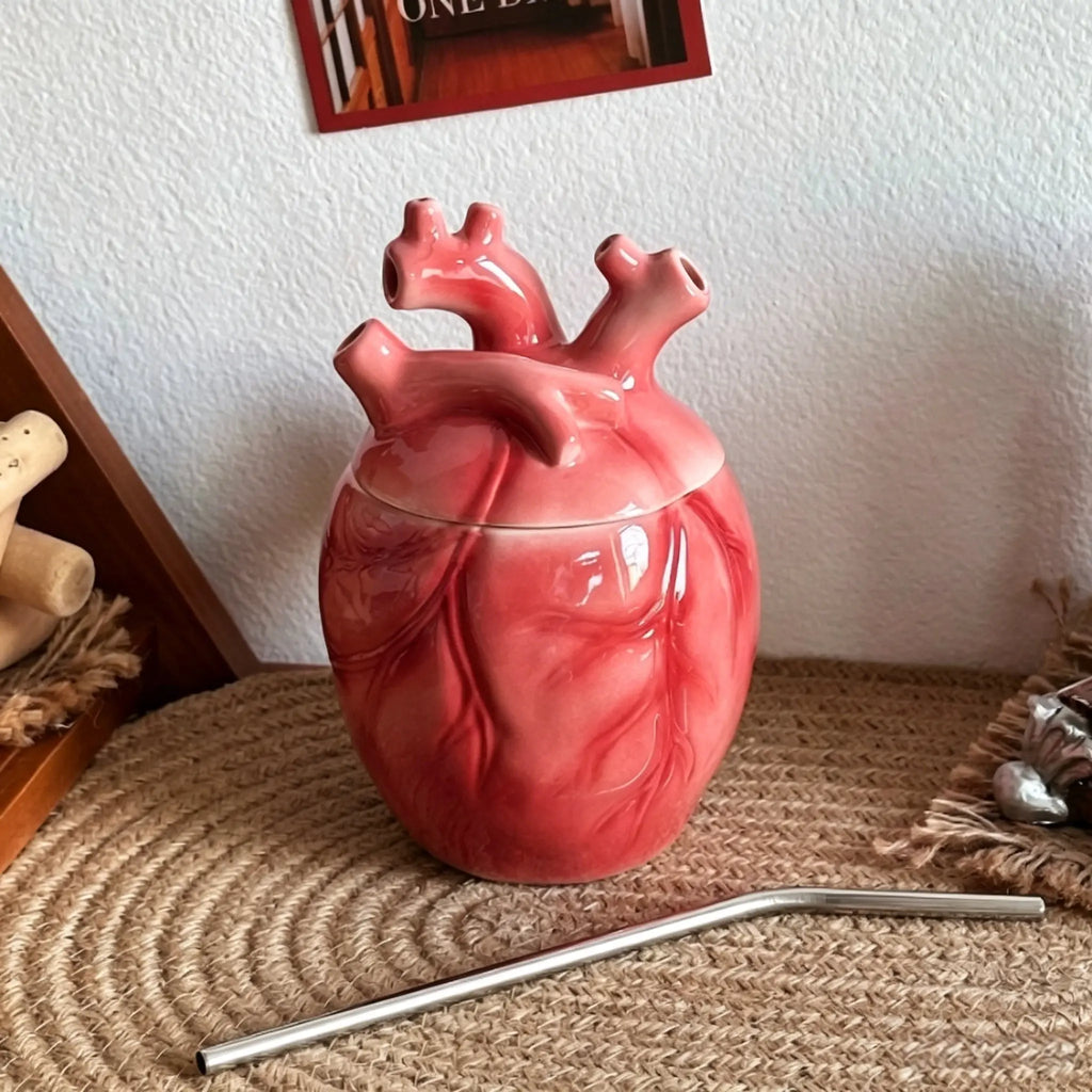 Ceramic Mug Abstract Art Heart Model