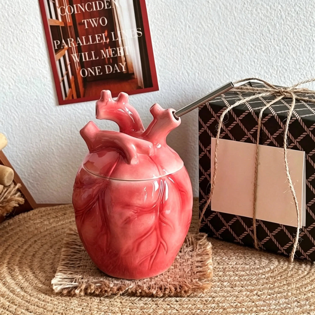 Ceramic Mug Abstract Art Heart Model