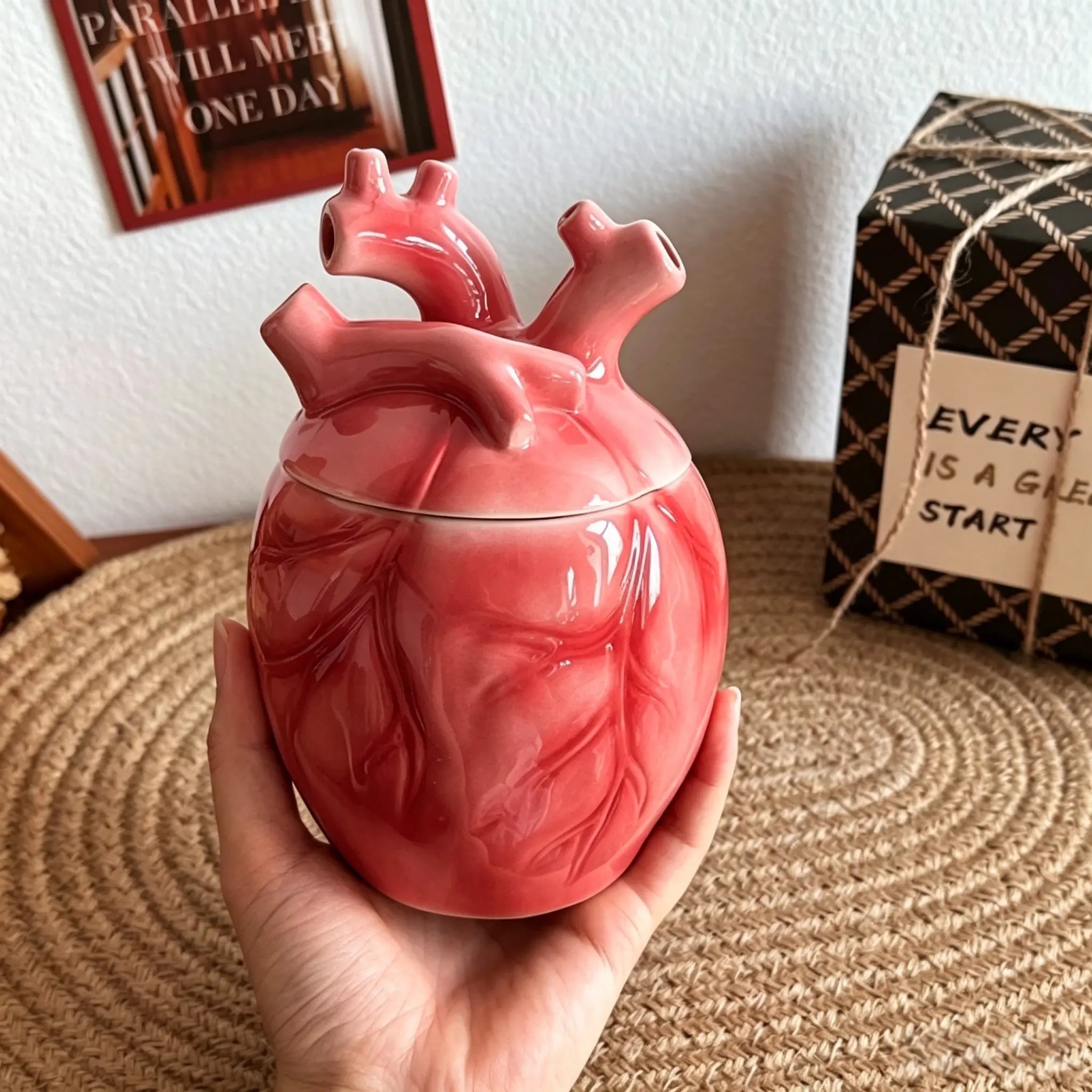 Ceramic Mug Abstract Art Heart Model