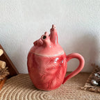 Ceramic Mug Abstract Art Heart Model