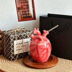 Ceramic Mug Abstract Art Heart Model