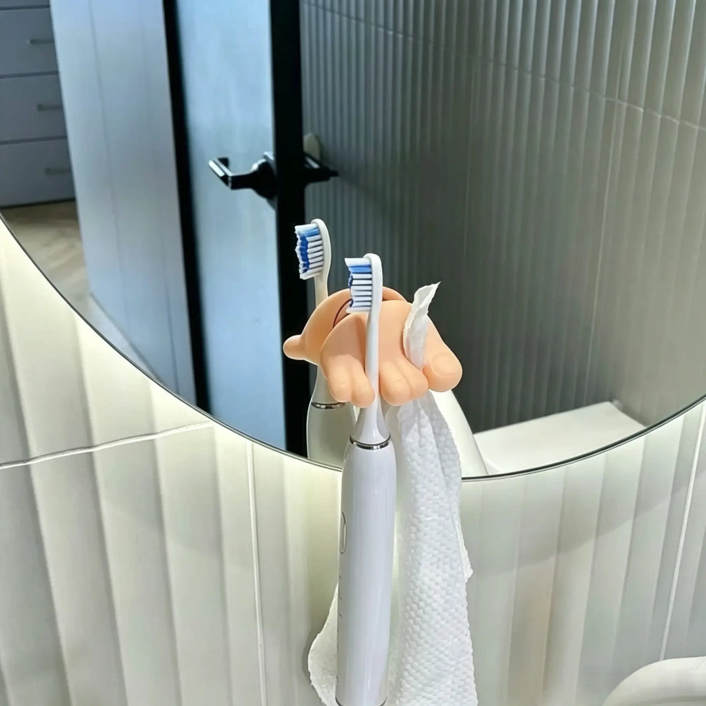 Cartoon Hand & Foot Shaped Bathroom Storage Hook