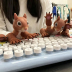Funny Squirrel Finger Puppets Prank Toy for Keyboard