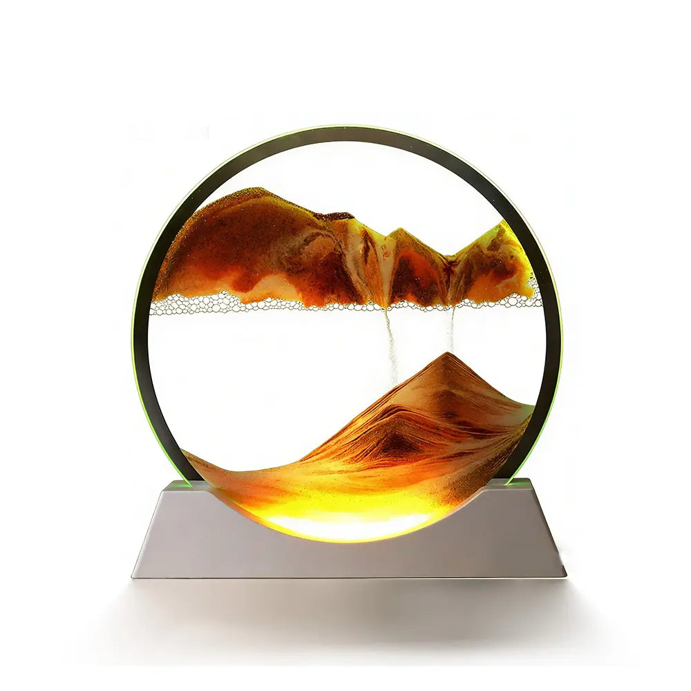 Hourglass ornaments, stress relief glass sand painting