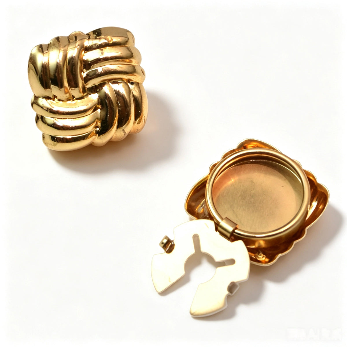Stylish Alloy Crystal Cuff Button Covers