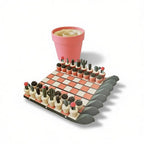 Magnetic Cactus & Succulent Theme International Chess Set with Artificial Plant Pots‌