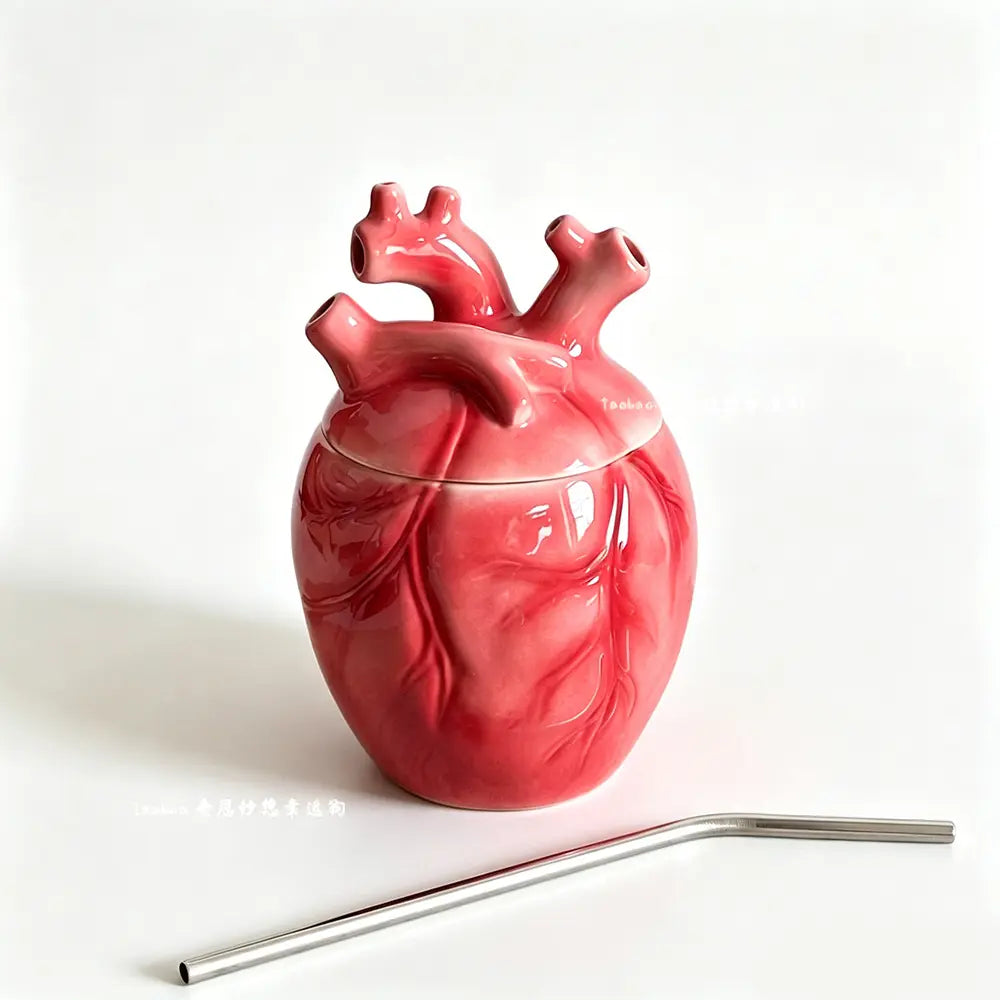 Ceramic Mug Abstract Art Heart Model