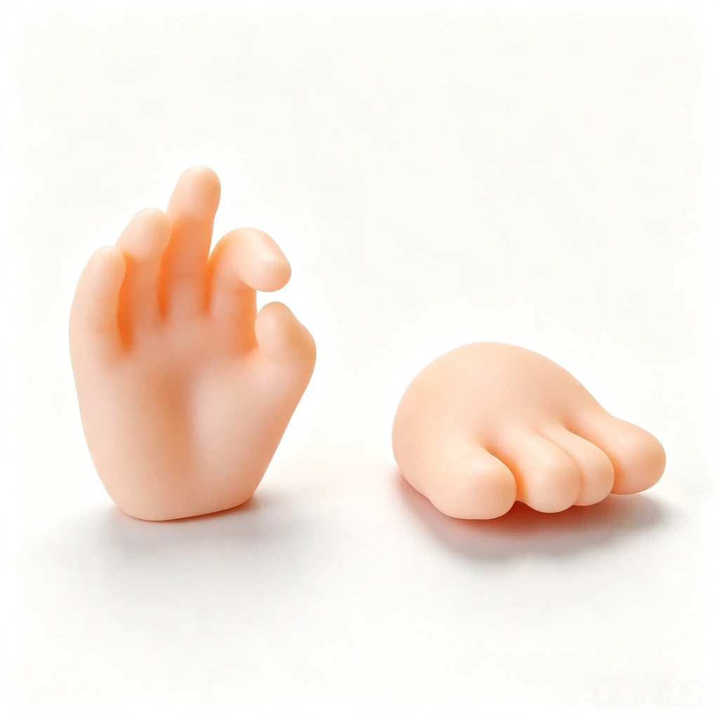 Cartoon Hand & Foot Shaped Bathroom Storage Hook
