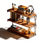 Storage shelf for table